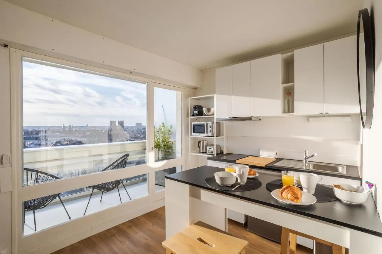 Apartment Balcon Du Canal - Studio Lumineux Avec Balcon Au Bord De La Vilaine Et De Lhyper Centre-Ville Rennes France